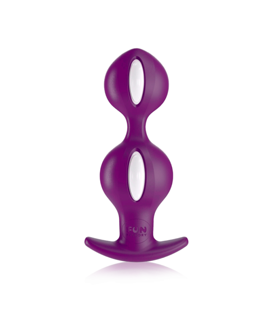 Purple Original Curly Butt Plug With Silicone